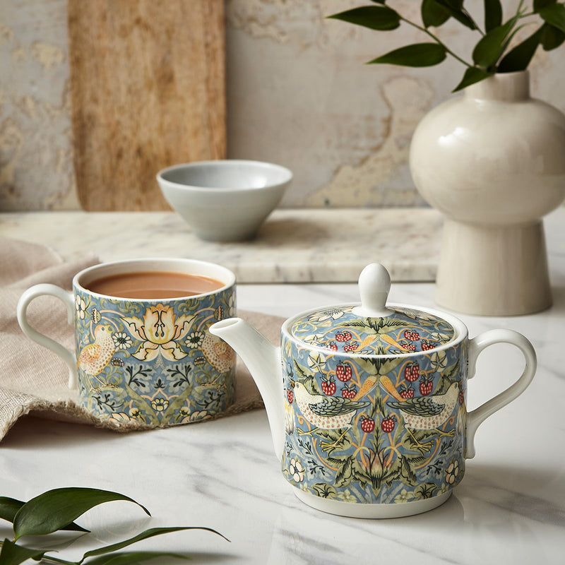 Spode - Tea For One 10Oz Strawberry Thief - Limolin 