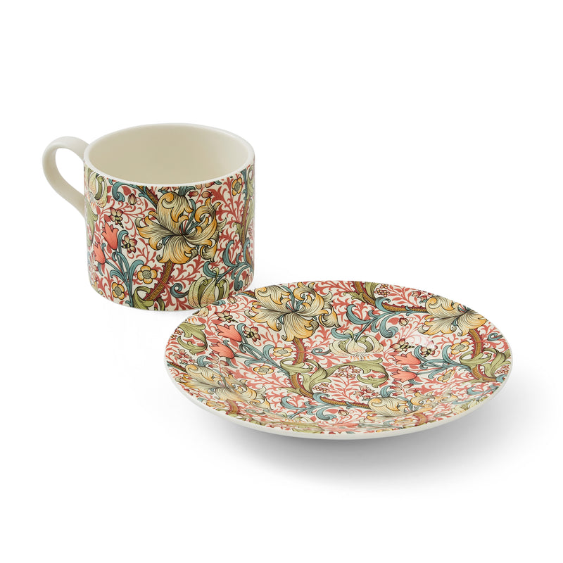 Spode - Teacup & Saucer Golden Lily - Limolin 