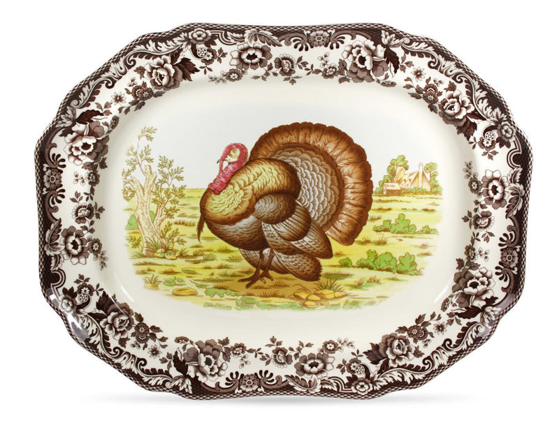 Spode - Woodland - Turkey Platter | 8 inch - Limolin 