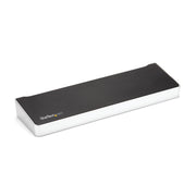 StarTech - Docking Station Triple Monitor USB-C HDMI & 4K DisplayPort - 60w Power Delivery-Piece/Mac/Chrome - Black - Limolin 
