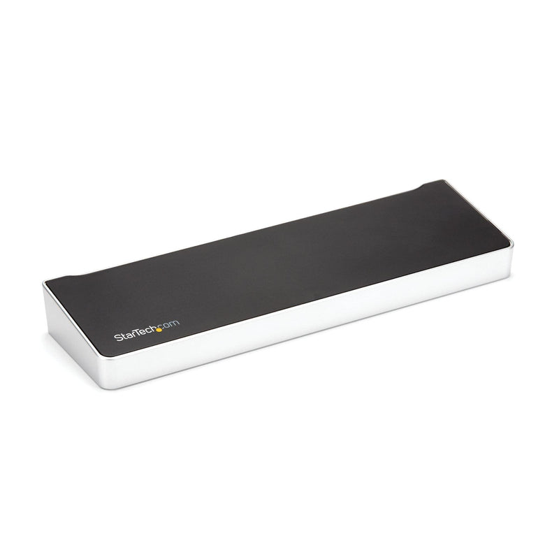StarTech - Docking Station Triple Monitor USB-C HDMI & 4K DisplayPort - 60w Power Delivery-Piece/Mac/Chrome - Black - Limolin 