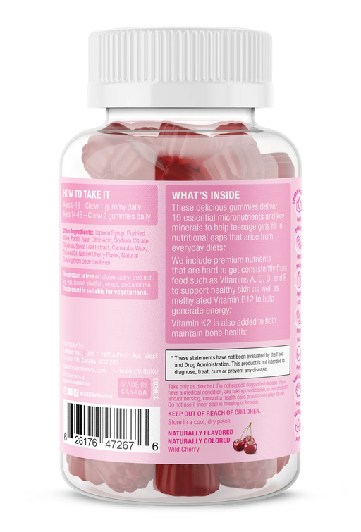 Suku - Teen Girl Multi Gummies - Limolin 
