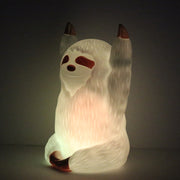 Lumi Pals Sloth Night Light – illuminated warm white view
