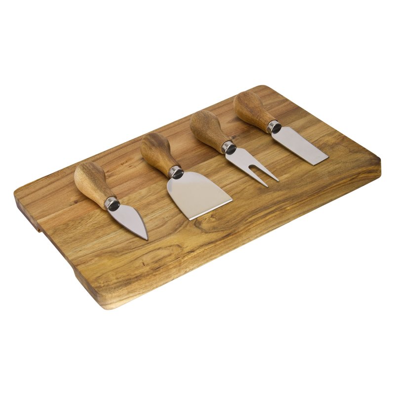 Taylor's Eye Witness - 4 Pc Cheese Knife Setwith Acacia Board - Limolin 