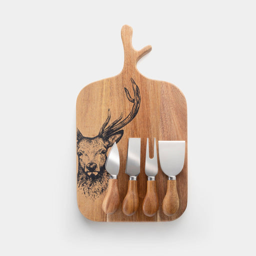 Taylor's Eye Witness - 4Pc Cheese Set W/Board - Limolin 
