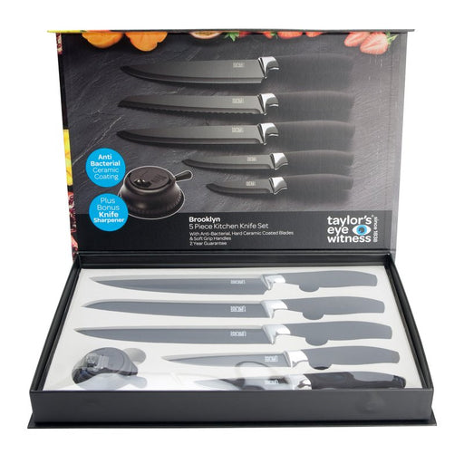 Taylor's Eye Witness - Brooklyn Chrome 5Pc Knife Set - Limolin 
