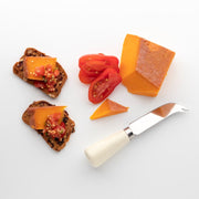 Taylor's Eye Witness - Ceramic Cheese Knife Set Cream W/Block - Limolin 