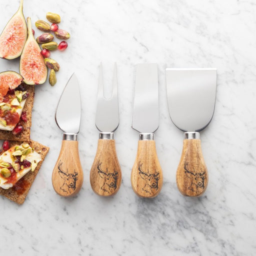 Taylor's Eye Witness - Stag 4Pc Cheese Set - Limolin 