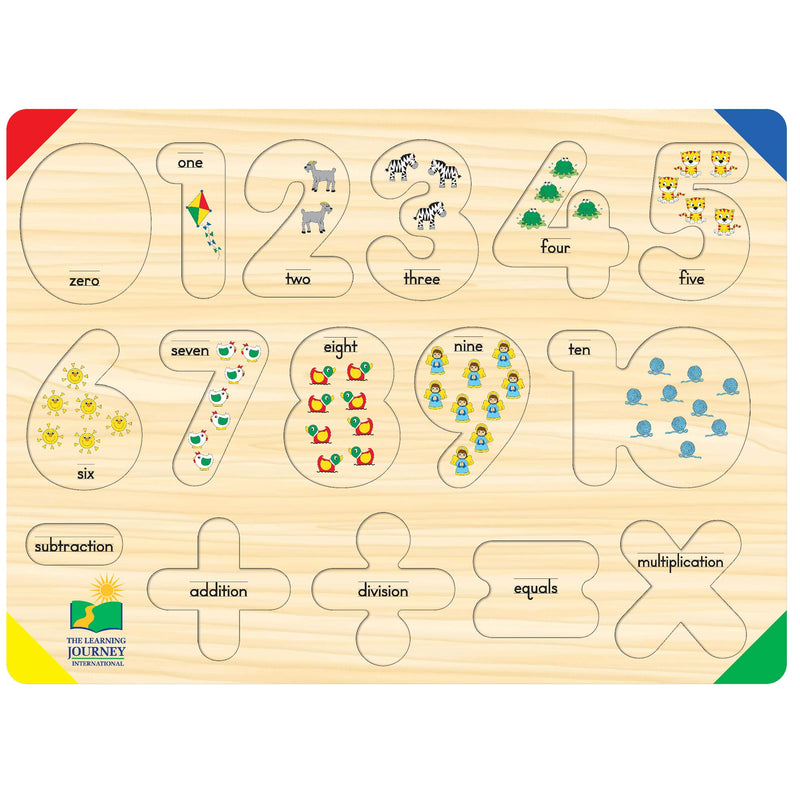 The Learning Journey - LIFT & LEARN 123 NUMBER PUZZLE - Limolin 