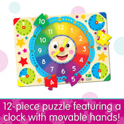 The Learning Journey - LIFT & LEARN CLOCK PUZZLE - Limolin 