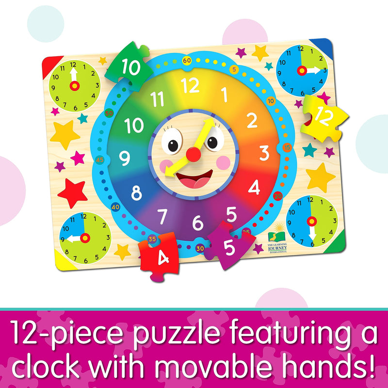 The Learning Journey - LIFT & LEARN CLOCK PUZZLE - Limolin 