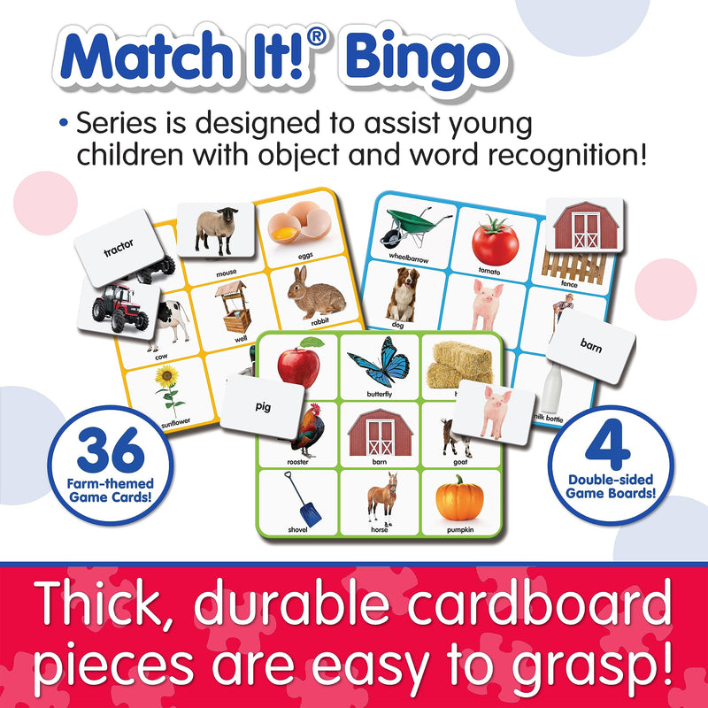 The Learning Journey - MATCH IT! BINGO - FARM - Limolin 