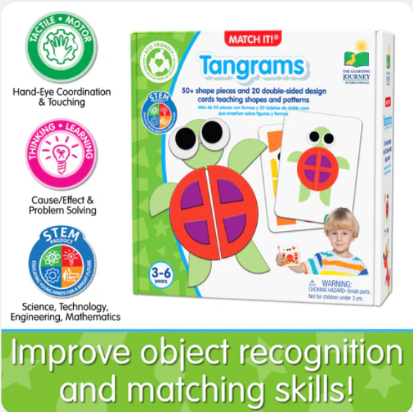 The Learning Journey - MATCH IT! - TANGRAMS - Limolin 