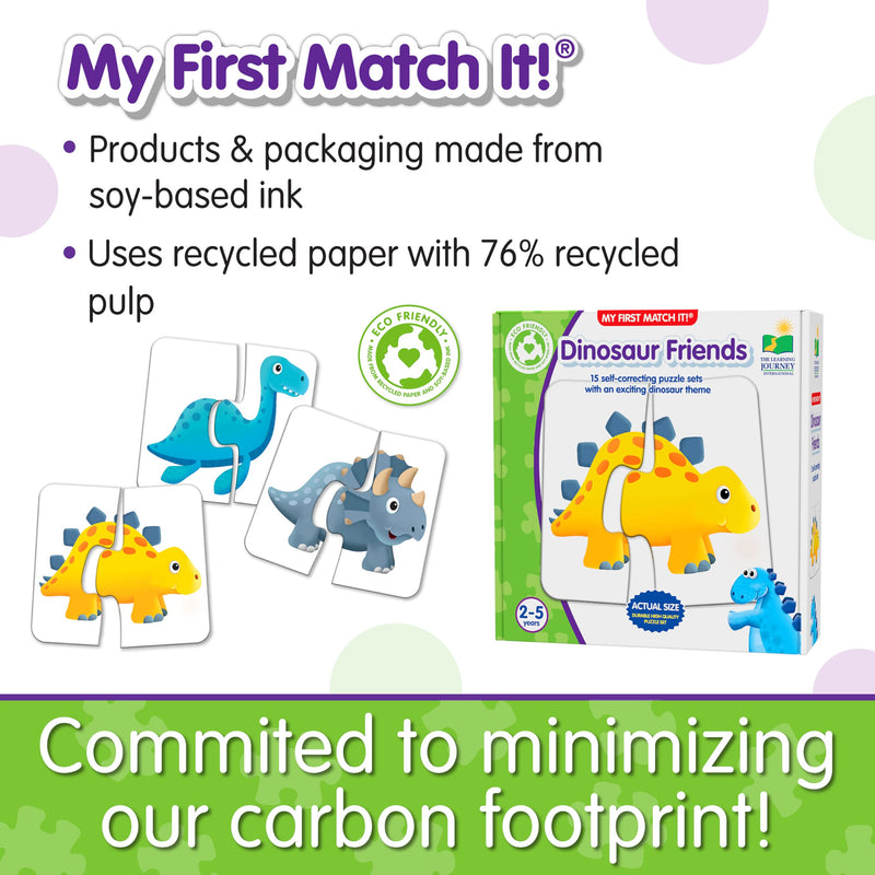 The Learning Journey - MY FIRST MATCH IT! - DINOSAUR FRIENDS - Limolin 