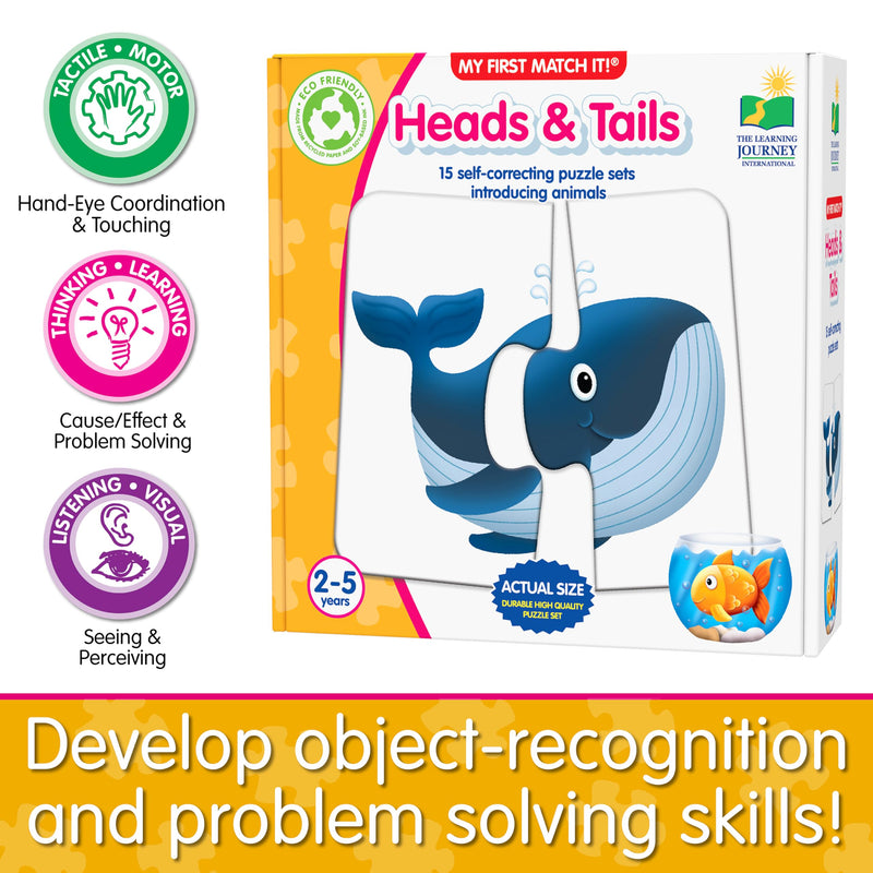 The Learning Journey - MY FIRST MATCH IT! - HEAD AND TAILS - Limolin 