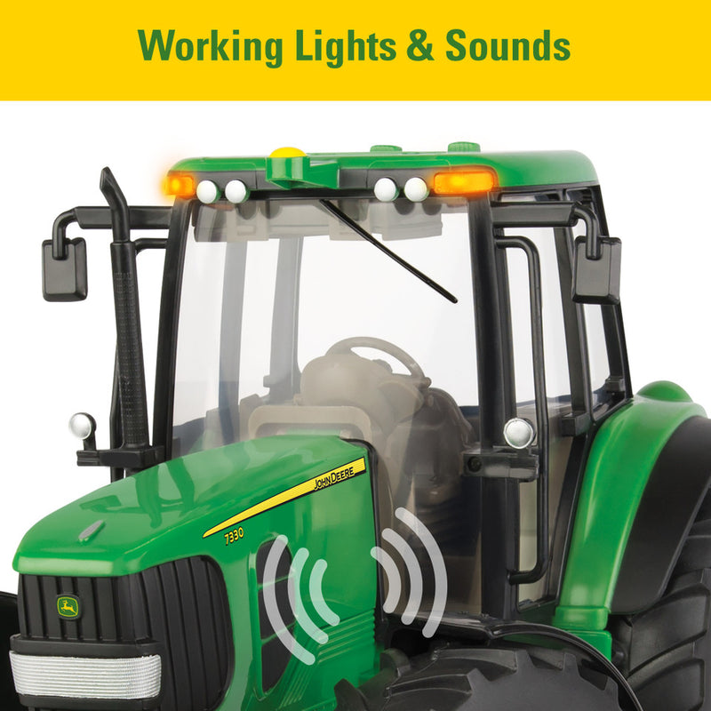 Tomy - John Deere Big Farm Tractor With Light & Sounds - Limolin 