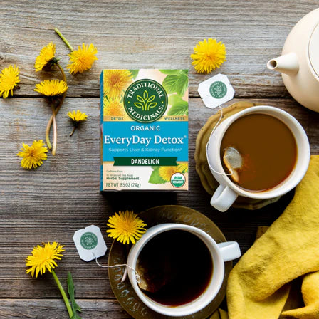 Traditional Medicinals - Everyday Detox Dandelion16 Tbags - Limolin 