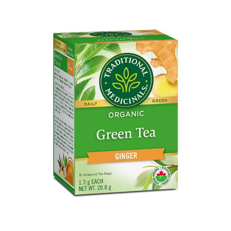 Traditional Medicinals - Green Tea - Ginger - Limolin 