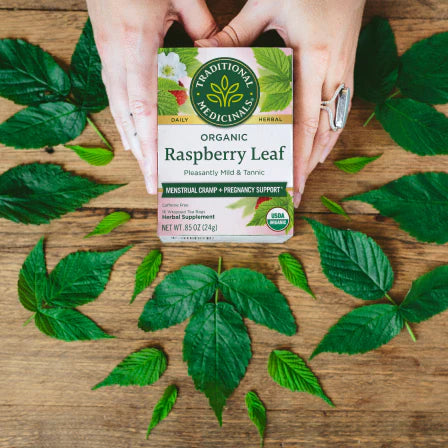 Traditional Medicinals - Org Raspberry Leaf Tea 16 Tbags - Limolin 