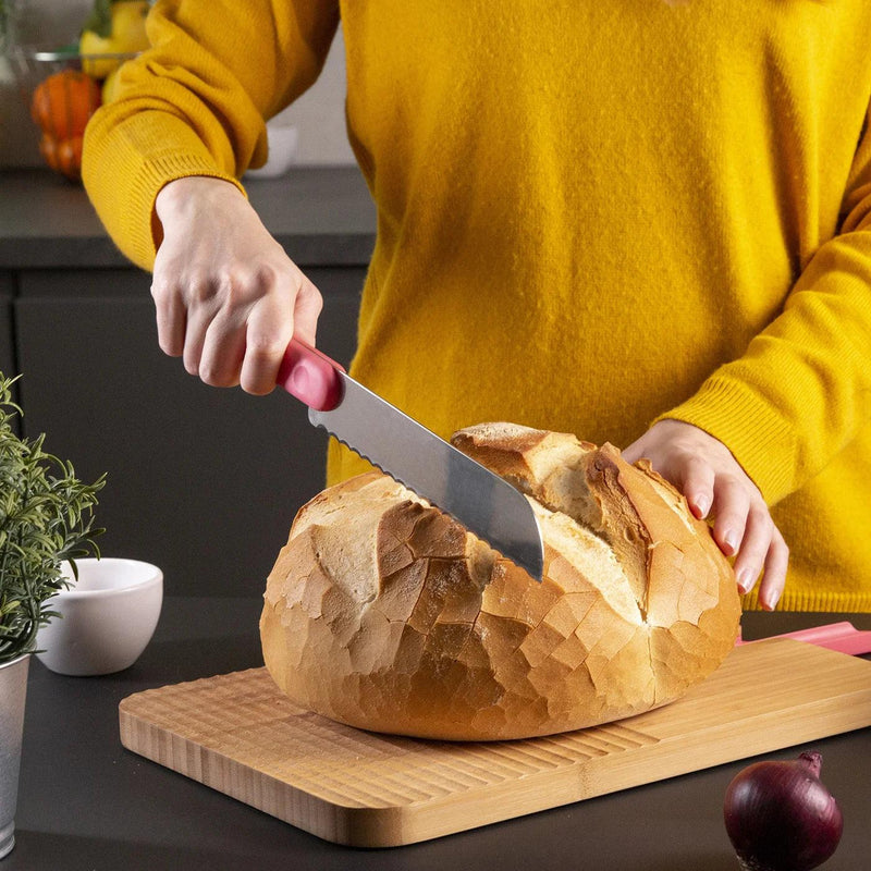Trebonn - Artù Integrated Knife Bread 2/St Coral - Limolin 