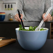 Trebonn - In Nest & Serve Salad Servers 2/St White - Limolin 