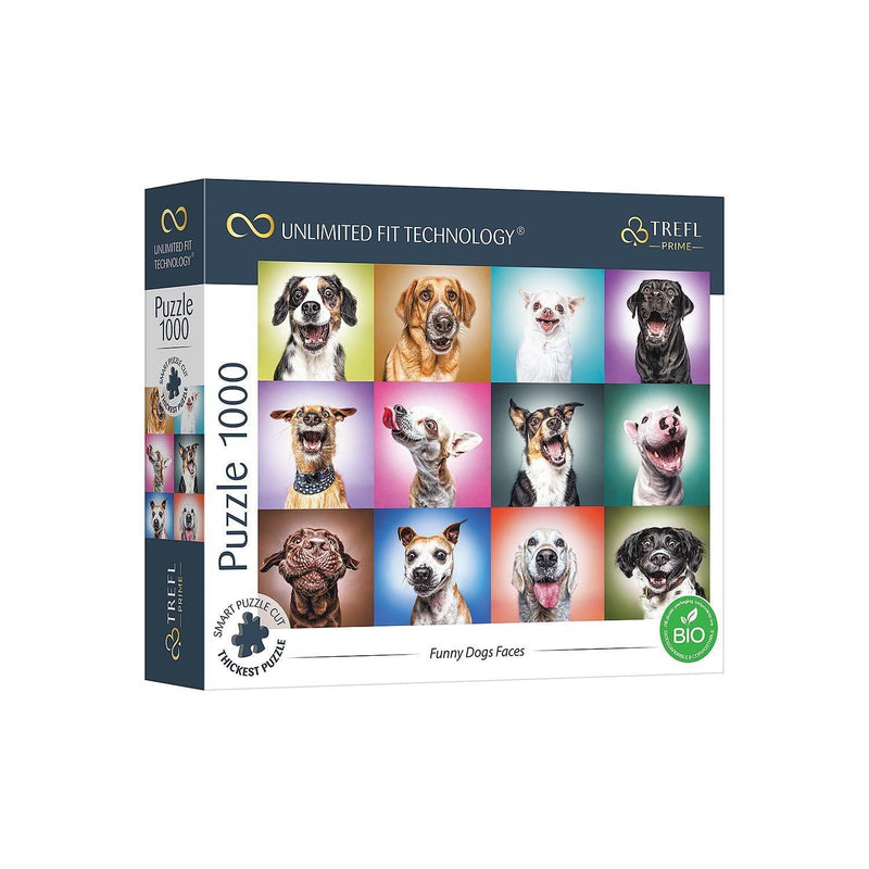 Trefl - Funny Dogs Faces (1000-Piece Puzzle) - Limolin 