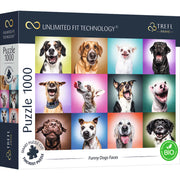Trefl - Funny Dogs Faces (1000-Piece Puzzle) - Limolin 
