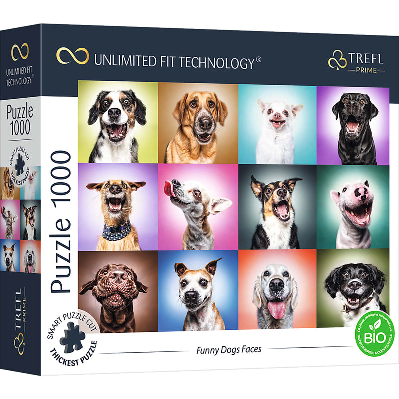 Trefl - Funny Dogs Faces (1000-Piece Puzzle) - Limolin 
