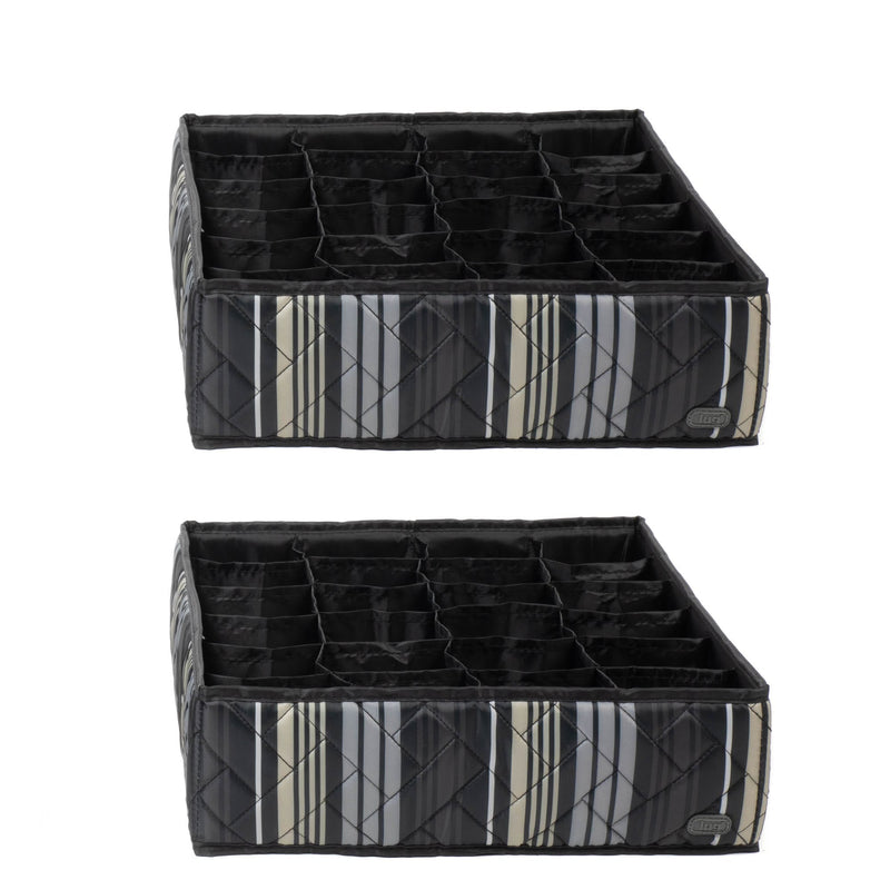 LUG - Trolley 2PC 24 Pocket Drawer Organizers