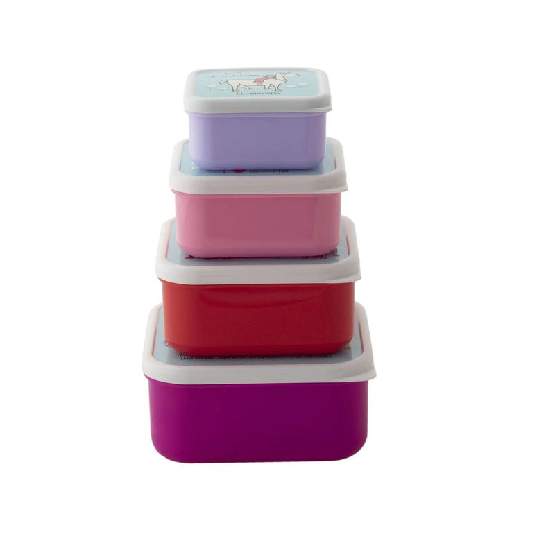 Tyrrell Katz - Snack Boxes 4/St Unicorn - Limolin 