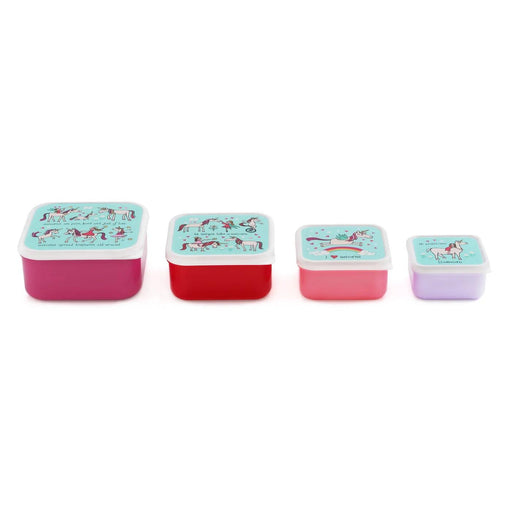 Tyrrell Katz - Snack Boxes 4/St Unicorn - Limolin 