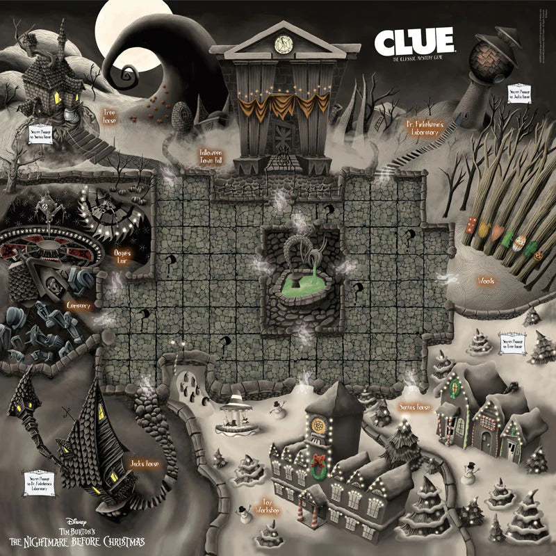 USAopoly - Clue - Disney Nightmare Before Christmas - Limolin 