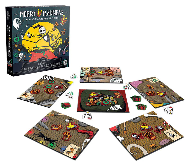 USAopoly - Disney Nightmare Before Christmas Merry Madness - Limolin 