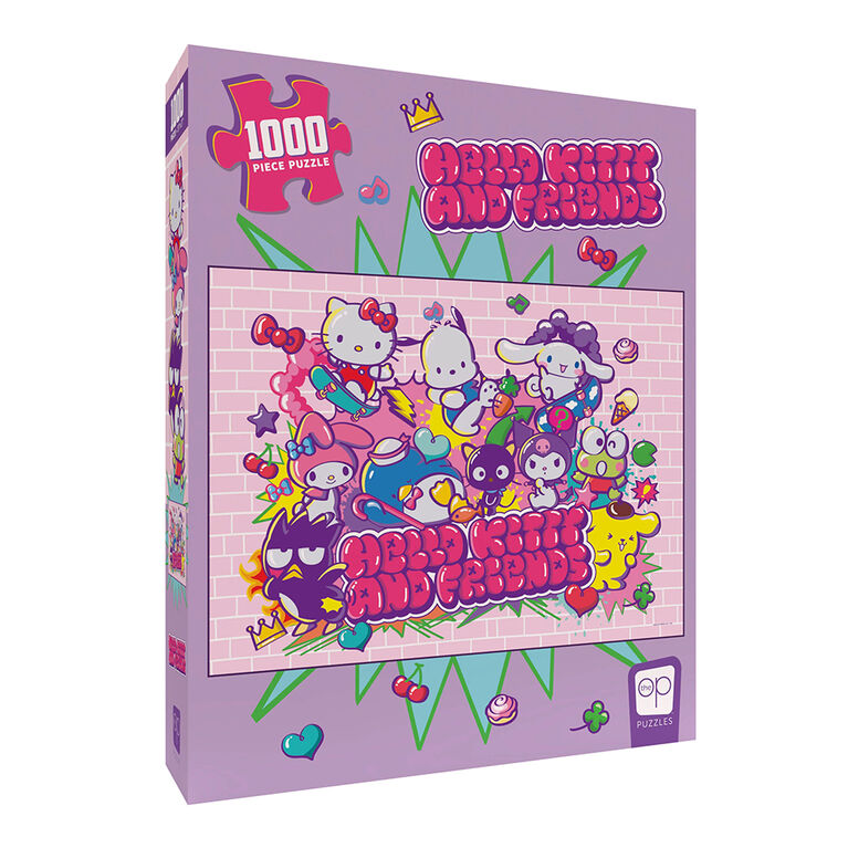 USAopoly - Puzzle - Hello Kitty And Friends Tokyo Skate (1000 Piece Puzzle) - Limolin 