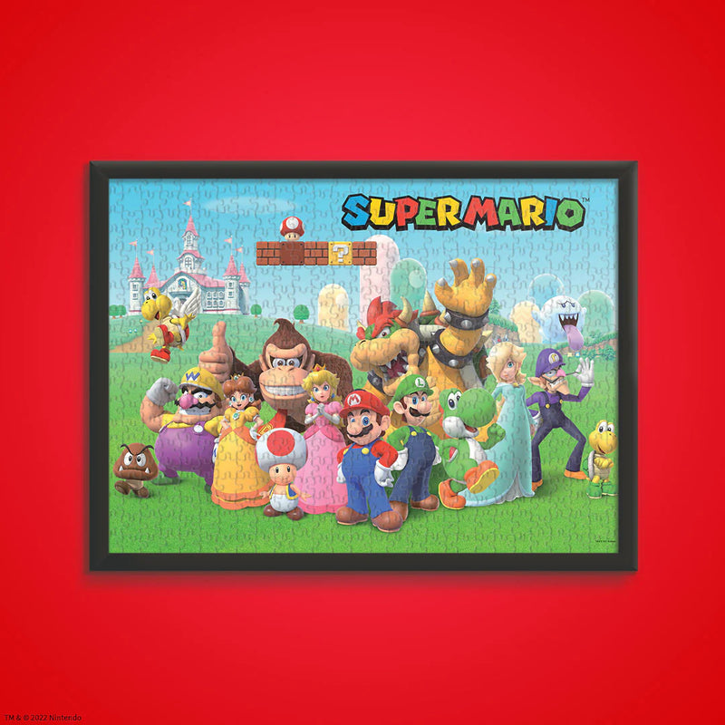USAopoly - Puzzle - Super Mario Mushroom Kingdom (1000-Piece Puzzle) - Limolin 