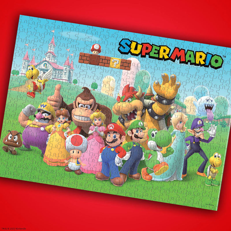 USAopoly - Puzzle - Super Mario Mushroom Kingdom (1000-Piece Puzzle) - Limolin 