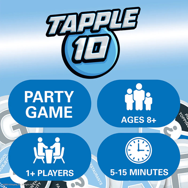 USAopoly - Tapple 10 - Travel Version - Limolin 