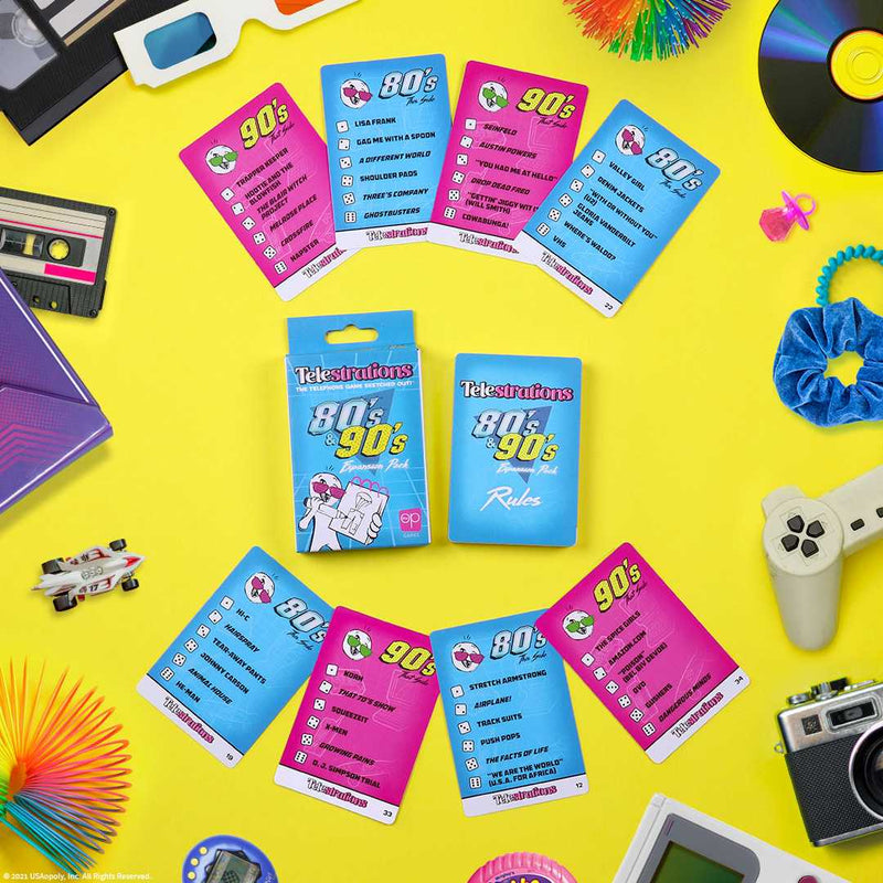 USAopoly - Telestrations - 80's And 90's Expansion Pack - Limolin 