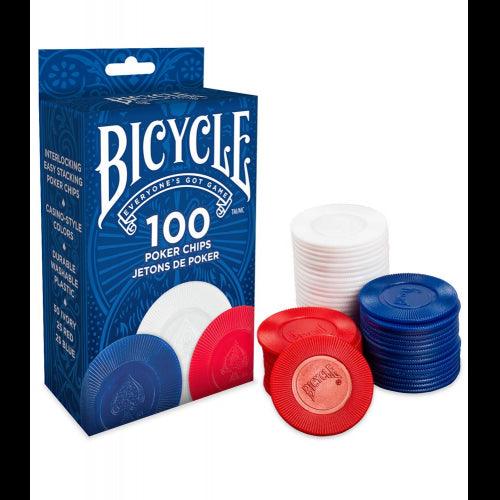 Bicycle - 2G 100 Count - Plastic Poker Chips - Limolin 
