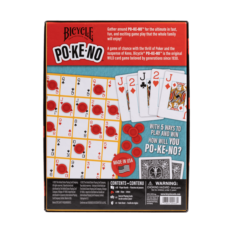 Bicycle - Po-Ke-No (The Original Wild Card Game) - Limolin 
