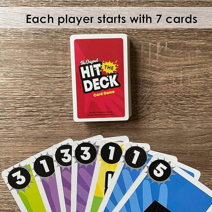 University Games - Hit The Deck - (Peggable) Card Game - Limolin 