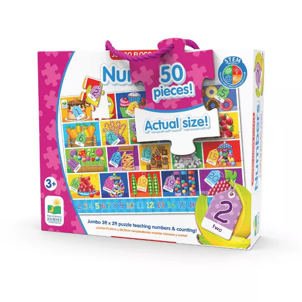 University Games - Jumbo Floor Puzzles - Numbers - Limolin 