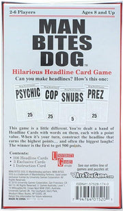 University Games - Man Bites Dog - Card Game - Limolin 
