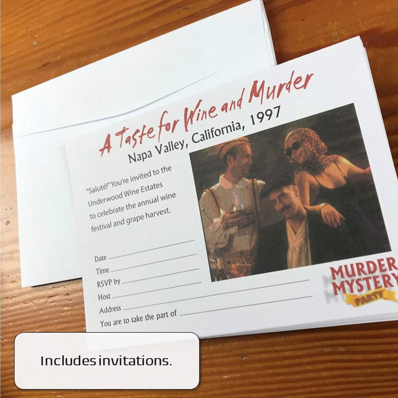 University Games - Murder Mystery - A Taste For Wine And Murder - Limolin 