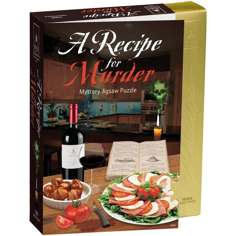 University Games - Puzzle - Mystery - Recipe For Murder - 1000Pcs - Limolin 