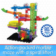 University Games - Techno Gears Marble Mania - Zoomerang - 80Pcs - Limolin 