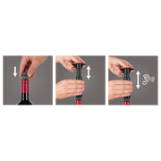 VACUVIN - Wine Saver Set 2/ST Black - Limolin 