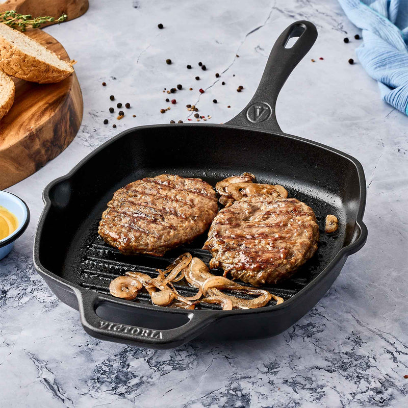 Victoria - Cast Iron Grill Pan - 25 cm