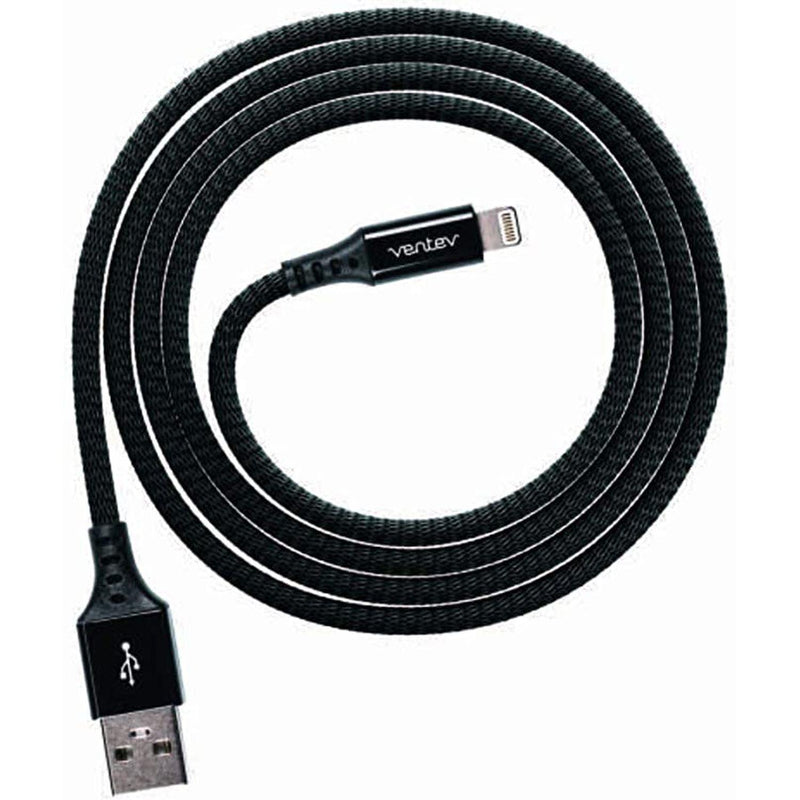 Ventev - Charge & Sync Lightning MFI to USB-ABlack - Limolin 