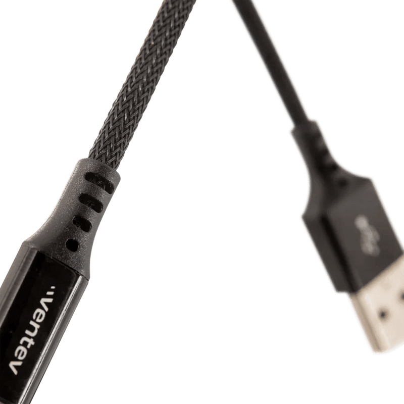 Ventev - Charge & Sync Lightning MFI to USB-ABlack - Limolin 